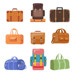 Set travel bags elements