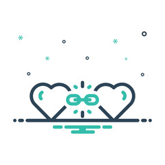 Mix icon for linked