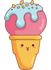 Ice Сream Cute Character