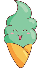 Ice Сream Cute Character