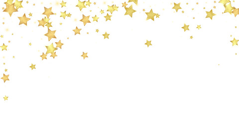 Magic stars vector overlay.  Gold stars scattered