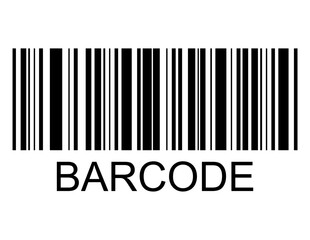 Barcode vector icon. Bar code for web flat design. Isolated illustration