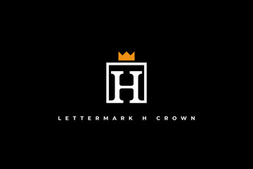 logo letter h crown royal luxury