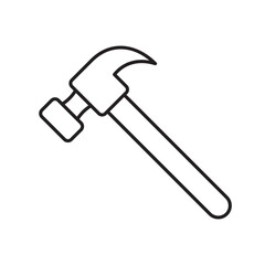 Hammer icon vector design templates simple and modern