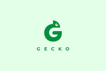 logo letter g gecko green