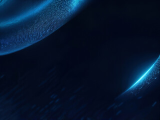 Abstract blue technology hexagonal background 