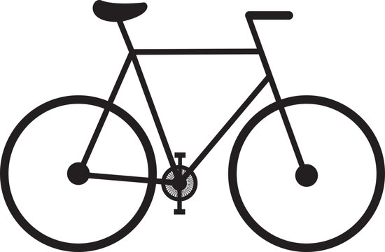 New Bicycle, bike, black svg vector cut file cricut silhouette design for t-shirt books car décor  sticker bike shop etc