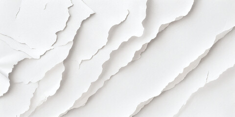 Ripped white Paper Texture Generative AI