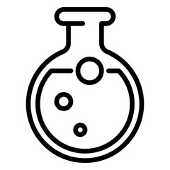 chemistry icon, line icon style