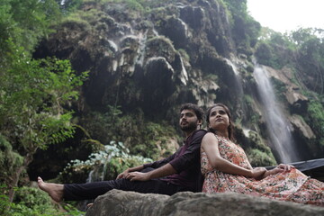 Indian couple photoshoot - pre-wedding, love, romance,  