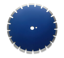 Stone cutting blade isolated on white background