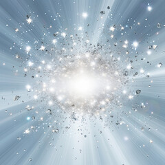 abstract background with stars, AI Generative