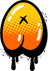 Graffiti Brush Letter A