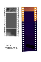 Obraz premium (35 mm.) film frame.With white space.film camera.