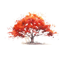 Obraz na płótnie Canvas natural tree on a white background