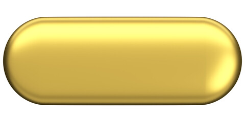 3D button. Empty button. 3D illustration.