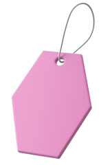 Price tag. Price label. 3D illustration.