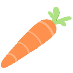 carrot isolated on white