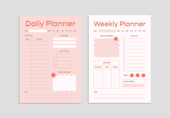 Modern Daily Planner Printable