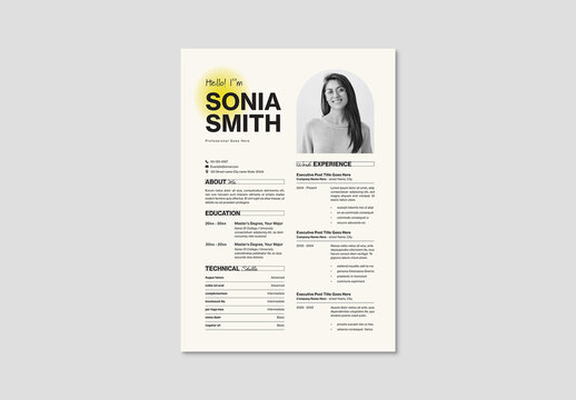 Modern Resume Layout