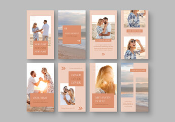 Simple Social Media Story Stories Banner Layouts