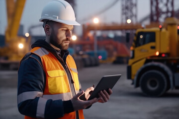 Worker on an oil refinery