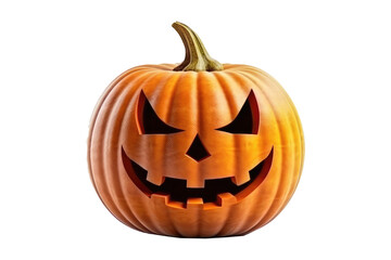 Fototapeta premium Halloween pumpkin on a transparent background