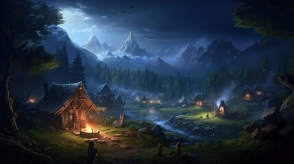 Beautiful RPG Game Environment Art