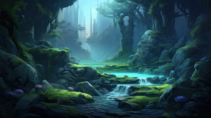 Fantasy Landscape Game Art