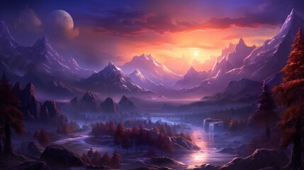 Fantasy Landscape Game Art