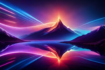 abstract background with space Generator by using AI Technology