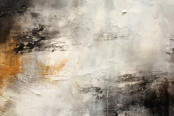 Generative AI illustration of Old Stone Background with dark neutral tones.