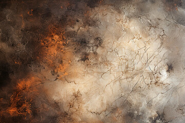 Generative AI illustration of Old Stone Background with dark neutral tones.