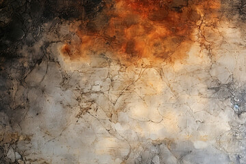 Naklejka na ściany i meble Generative AI illustration of Old Stone Background with dark neutral tones.