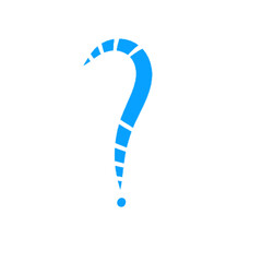 Hand drawn Question mark vector