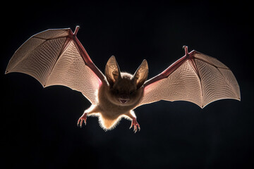 bat animals are flying