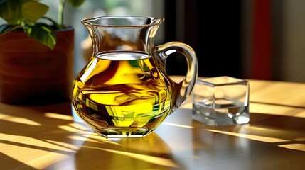 liquid surface light reflection