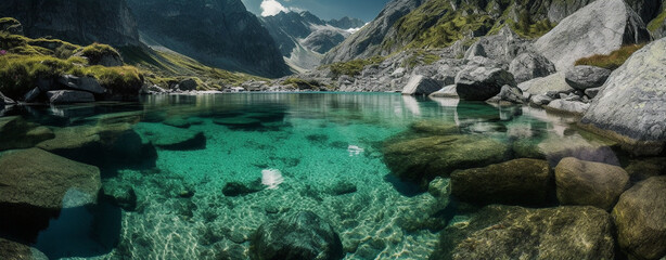 Fototapeta premium panorama of the river