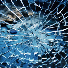 shattered glass background