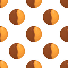 Pattern homemade cookie different taste in pastry biscuit
