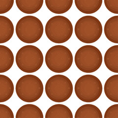 Pattern homemade cookie different taste in pastry biscuit