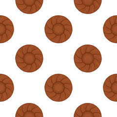Pattern homemade cookie different taste in pastry biscuit