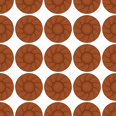 Pattern homemade cookie different taste in pastry biscuit