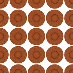 Pattern homemade cookie different taste in pastry biscuit