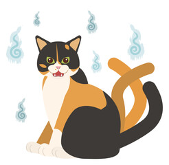 猫又（化け猫）のイラスト