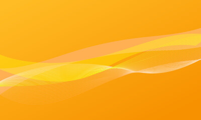 yellow orange business lines curves wave smooth gradient abstract background