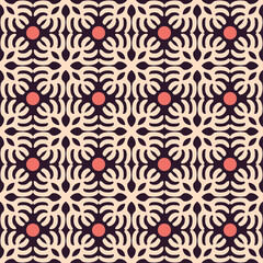 Seamless Asian pattern of the nomads of Central Asia and Kazakhstan, Kyrgyzstan. Nomadic ethnic stamp style. Asian ornaments.	