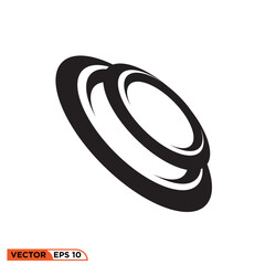 Icon vector graphic of circle element shape