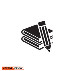 Pencil icon vector graphic element template
