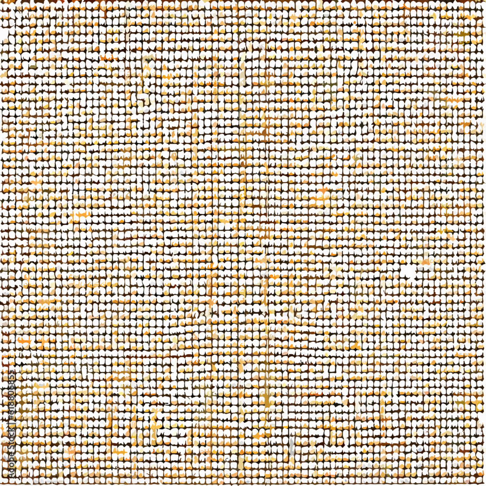 Poster abstract background of a fabric with a pattern in yellow and white